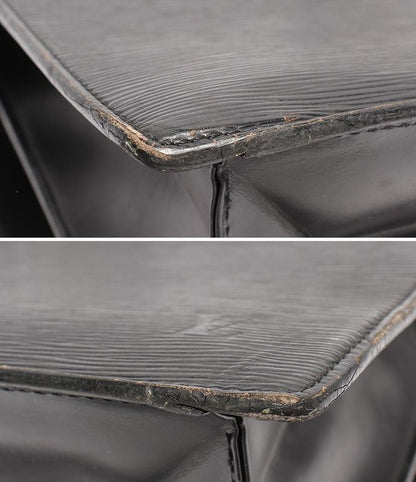 Louis Vuitton Business Bag Briefcase Epi Serviette Fermoire M54352 Men's Louis