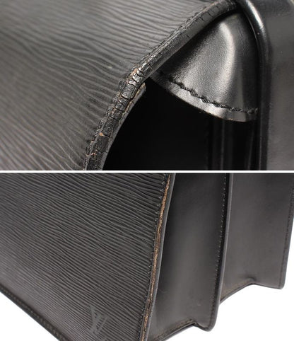 Louis Vuitton Business Bag Briefcase Epi Serviette Fermoire M54352 Men's Louis