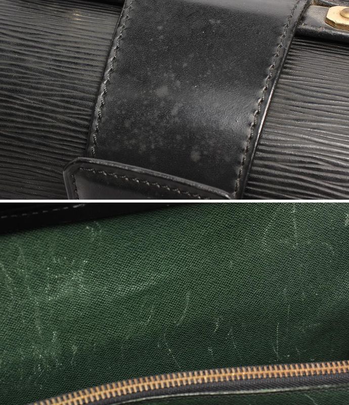 Louis Vuitton Business Bag Briefcase Epi Serviette Fermoire M54352 Men's Louis