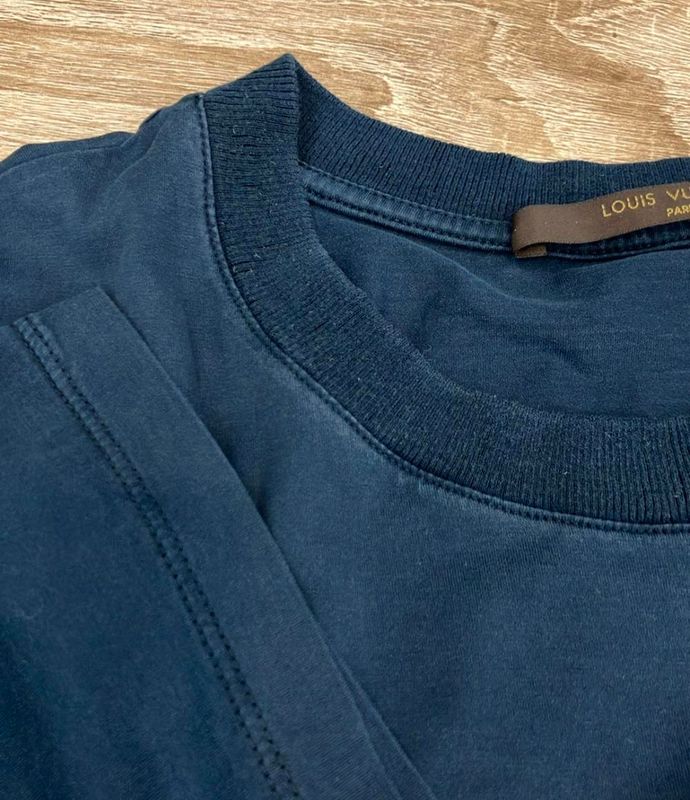 Louis Vuitton Short Sleeve T-shirt Logo Print Men's SIZE M Louis Vuitton