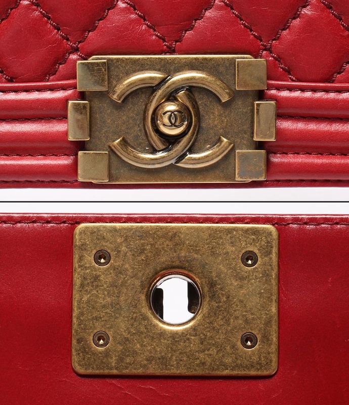 Chanel Boy Chanel Chain Shoulder Bag Gold Hardware Matelasse Women Chanel