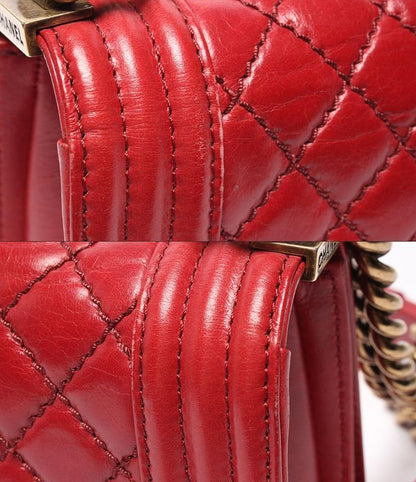 Chanel Boy Chanel Chain Shoulder Bag Gold Hardware Matelasse Women Chanel