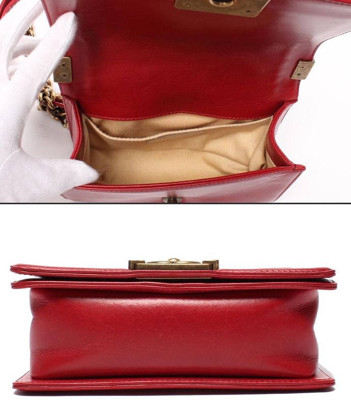 Chanel Boy Chanel Chain Shoulder Bag Gold Hardware Matelasse Women Chanel