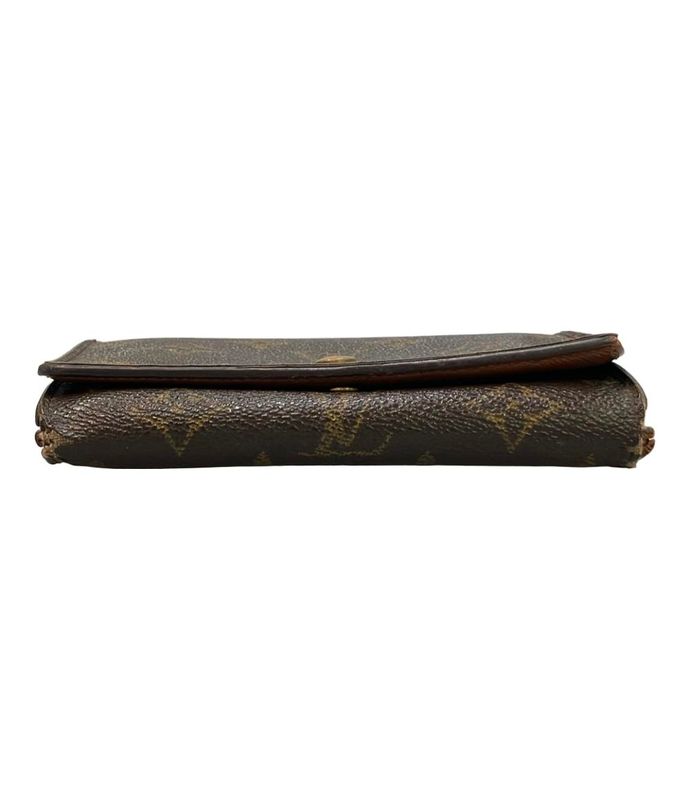 Louis Vuitton Monogram Porte Monet Bier Trésor M61730 Women Men Louis Vuitton