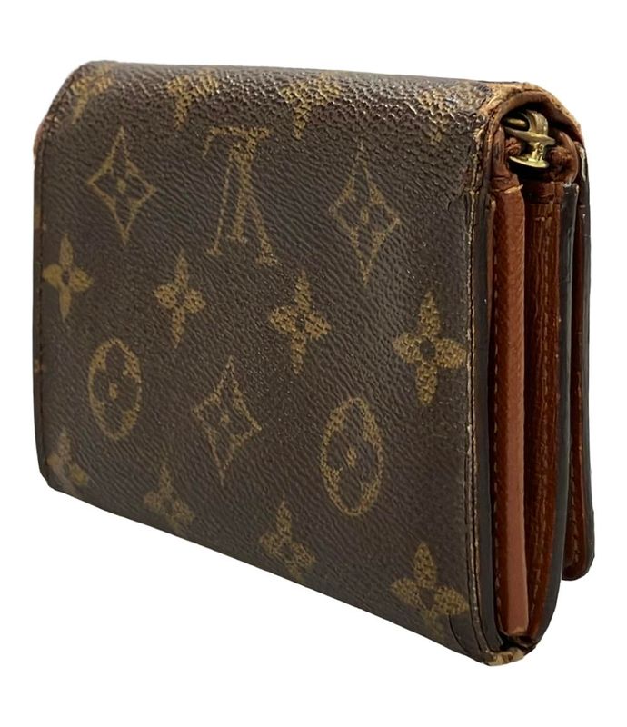 Louis Vuitton Monogram Porte Monet Bier Trésor M61730 Women Men Louis Vuitton