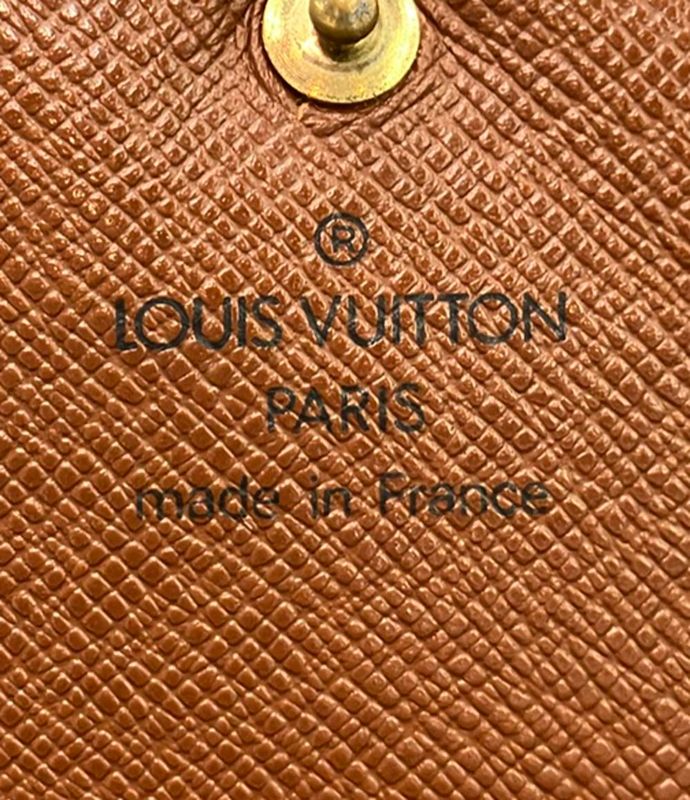 Louis Vuitton Monogram Porte Monet Bier Trésor M61730 Women Men Louis Vuitton