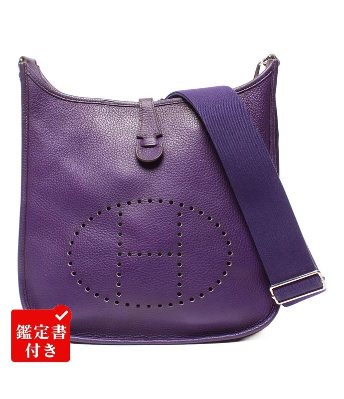 Hermes Shoulder Bag Crossbody Silver Hardware □N Engraved Evelyn 3 Ladies Hermes