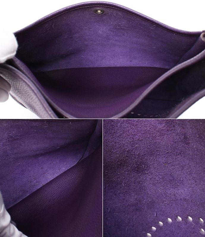 Hermes Shoulder Bag Crossbody Silver Hardware □N Engraved Evelyn 3 Ladies Hermes