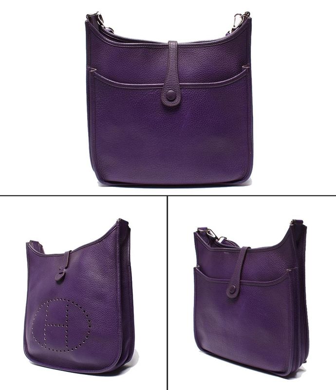 Hermes Shoulder Bag Crossbody Silver Hardware □N Engraved Evelyn 3 Ladies Hermes