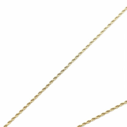 Christian DIOR Necklace Accessories CD Logo Rhinestone Gold Color Gold