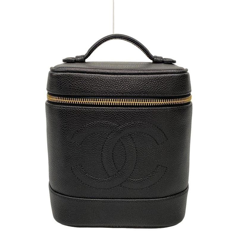 Chanel Vanity Bag - A01998 X01503 94305 Black Gold Hardware