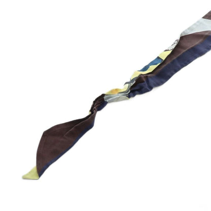 Dior Mitzah Ribbon Scarf Shawl Logo Floral Silk Multicolor - GY19 MQ - OH