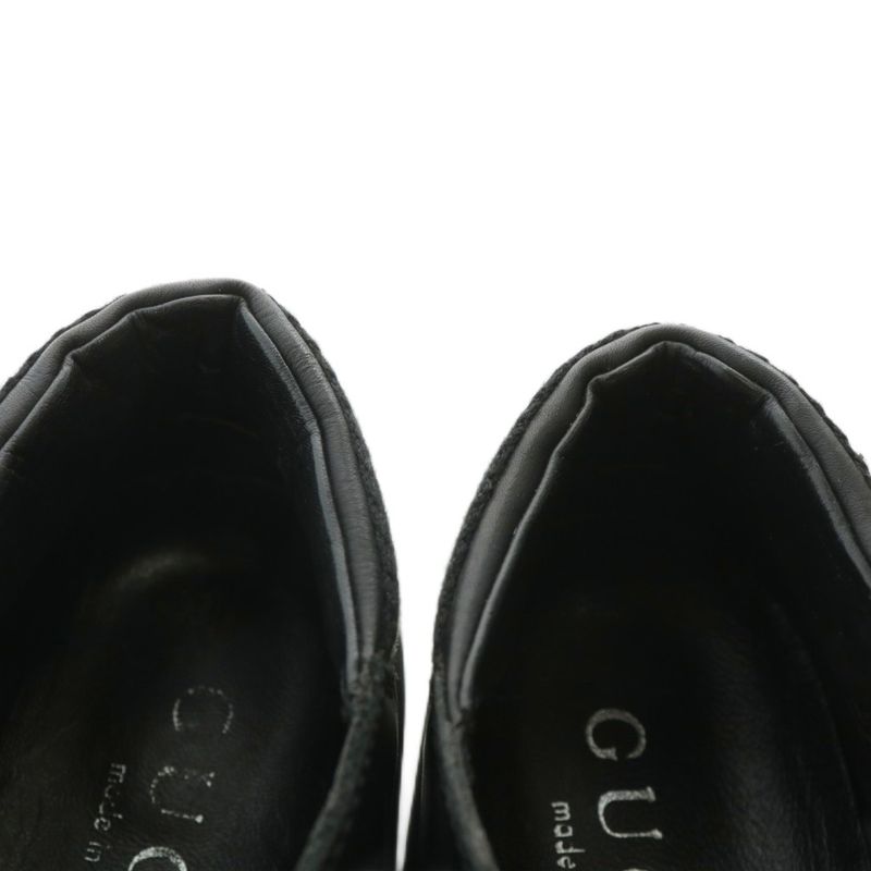 Gucci Chukka Boots Wallaby Leather 37 24cm (9.45in) Black XZ - GY19