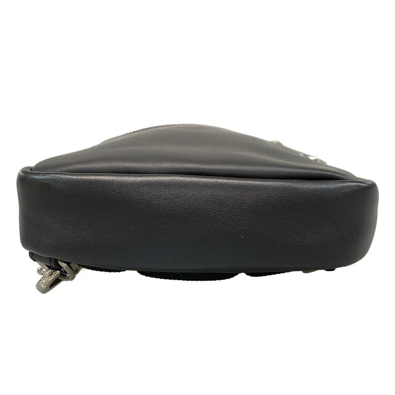 Fendi One Shoulder Bag - 7vz033 Black Brown And Red Leather