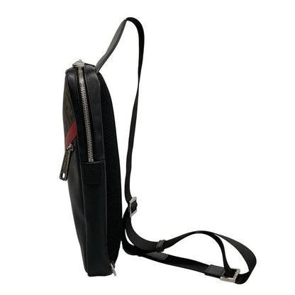 Fendi One Shoulder Bag - 7vz033 Black Brown And Red Leather