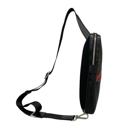 Fendi One Shoulder Bag - 7vz033 Black Brown And Red Leather