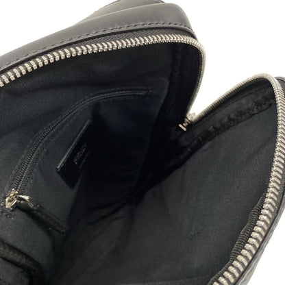 Fendi One Shoulder Bag - 7vz033 Black Brown And Red Leather