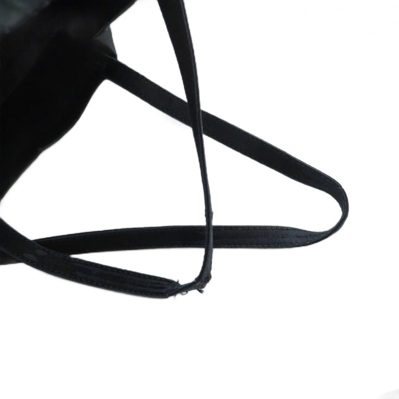 Prada Tote Handbag Triangle Logo Plate Nylon Black - GY11 MQ