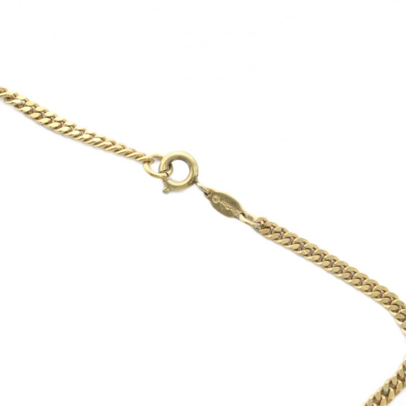 Christian DIOR Necklace Accessories Logo Chain Gold Color - GY18 MQ