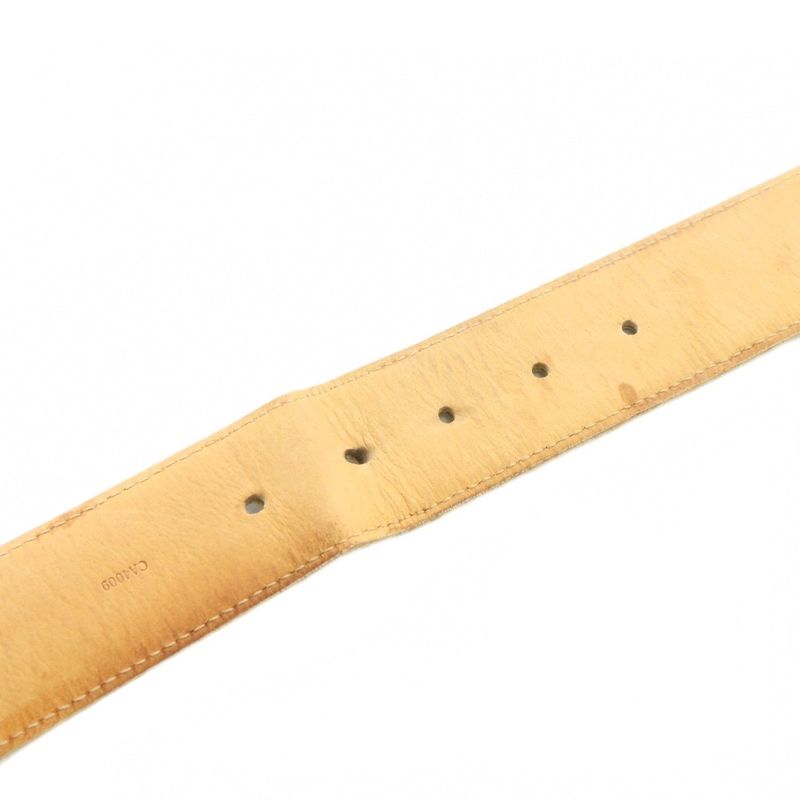 Louis Vuitton M9835 Belt Damier Azure Logo Leather 85 34 White - GY01 MQ - OH