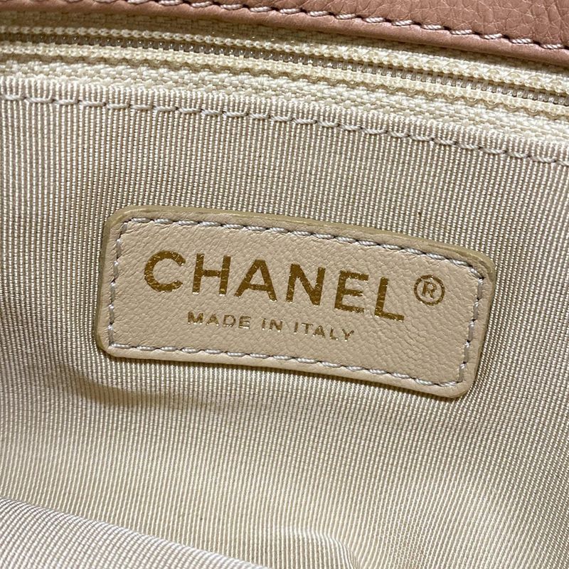 Chanel Shoulder Bag Single Flap Matelasse Light Brown Chain Shoulder Vintage