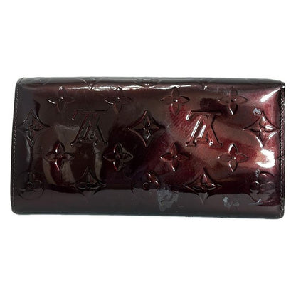 Louis Vuitton Monogram Vernis Portefeuille Sarah M93524 Amarante Leather