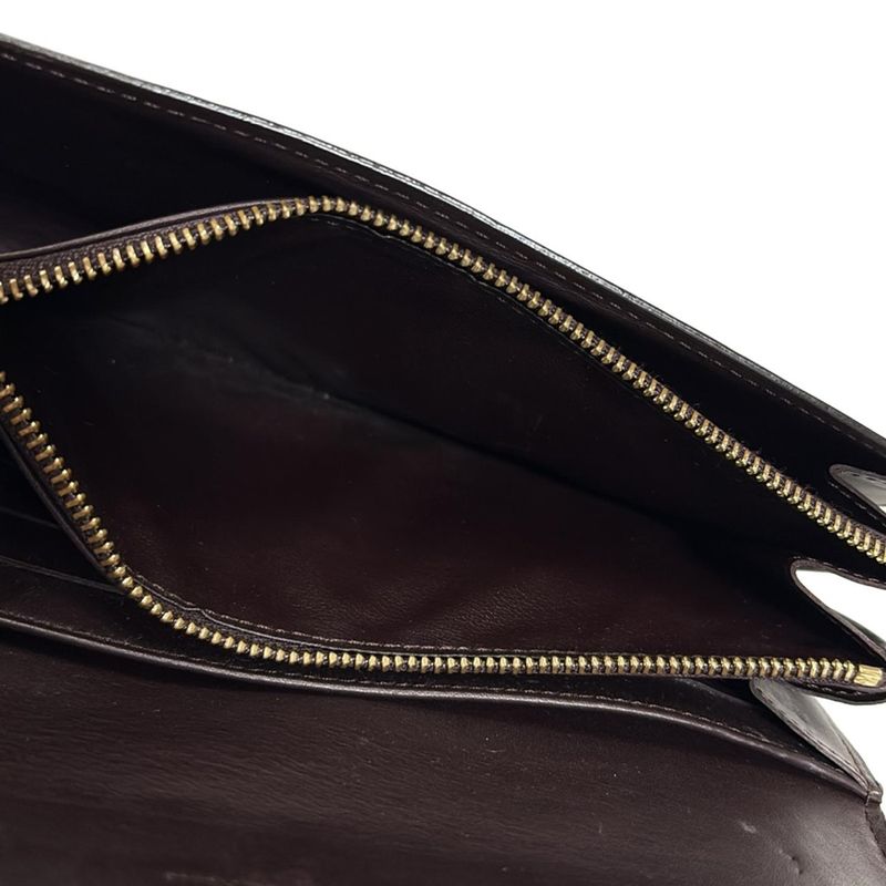 Louis Vuitton Monogram Vernis Portefeuille Sarah M93524 Amarante Leather