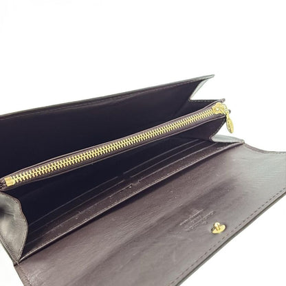 Louis Vuitton Monogram Vernis Portefeuille Sarah M93524 Amarante Leather