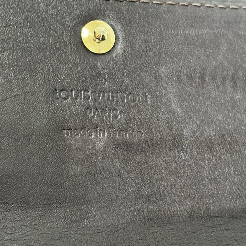 Louis Vuitton Monogram Vernis Portefeuille Sarah M93524 Amarante Leather