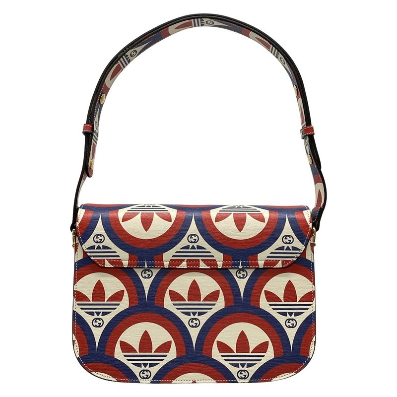 Gucci Shoulder Bag GG Plus GG Supremehorsebit 1955 602204 Ivory X Red X Navy
