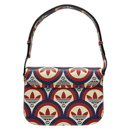 Gucci Shoulder Bag GG Plus GG Supremehorsebit 1955 602204 Ivory X Red X Navy