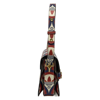 Gucci Shoulder Bag GG Plus GG Supremehorsebit 1955 602204 Ivory X Red X Navy