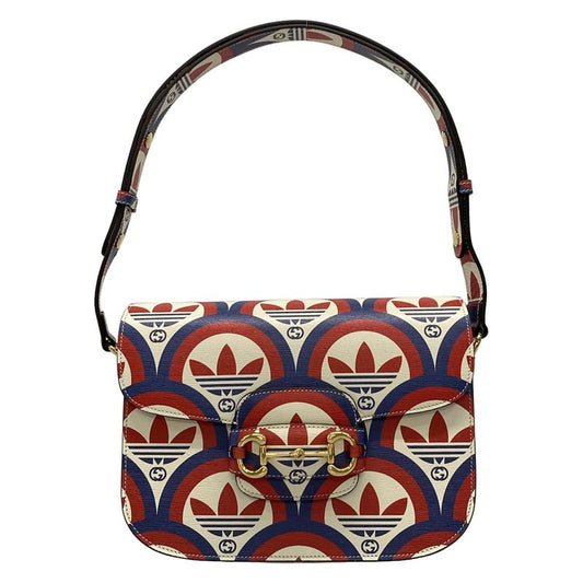 Gucci Shoulder Bag GG Plus GG Supremehorsebit 1955 602204 Ivory X Red X Navy