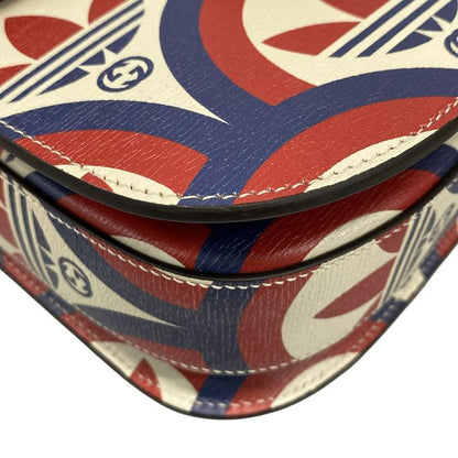 Gucci Shoulder Bag GG Plus GG Supremehorsebit 1955 602204 Ivory X Red X Navy