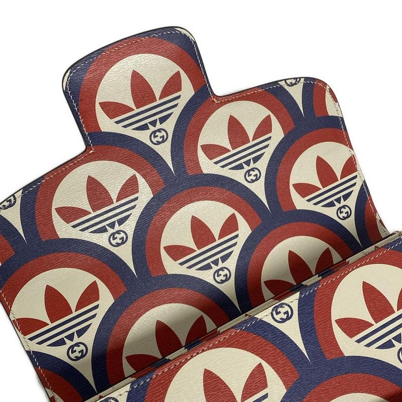 Gucci Shoulder Bag GG Plus GG Supremehorsebit 1955 602204 Ivory X Red X Navy