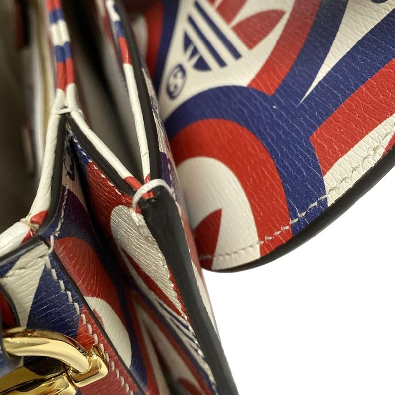 Gucci Shoulder Bag GG Plus GG Supremehorsebit 1955 602204 Ivory X Red X Navy