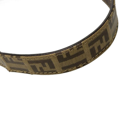 Fendi Handbag Mamma Bucket Zucchino Pattern 26424 Dark Brown And Beige Leather