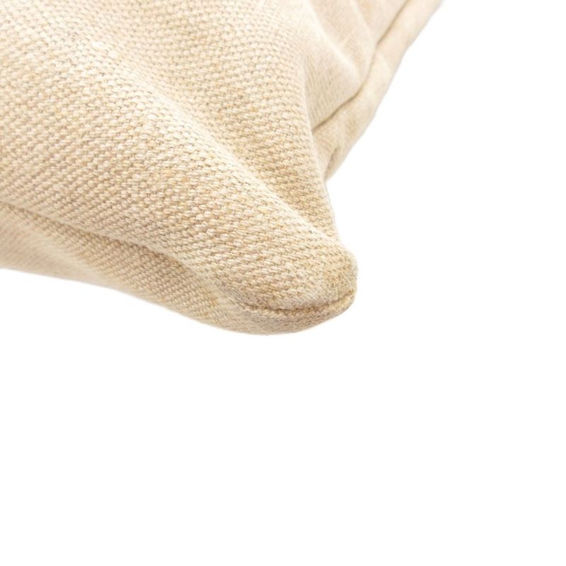 Yves Saint Laurent YVES Saint Laurent Tote Bag Heart Motif Canvas Leather Beige