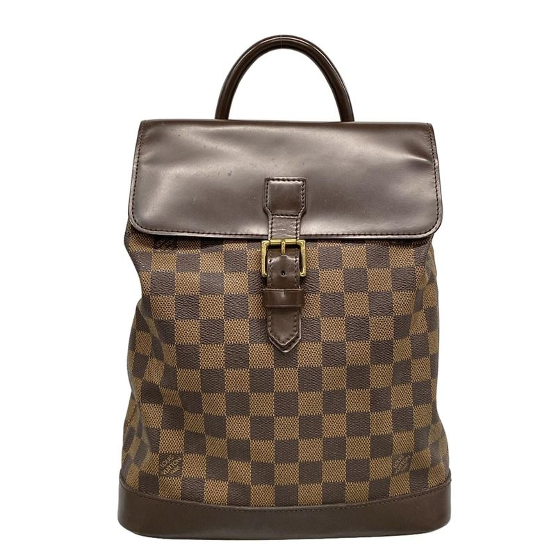 Louis Vuitton Backpack Sac Damier Soho N51132 Ebène