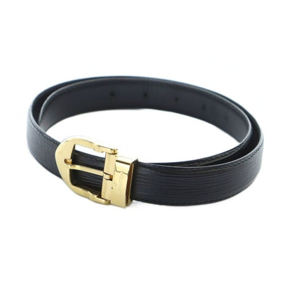 Louis Vuitton Belt Epi Santure Leather Logo 85 34 Black - GY01 MQ - OH