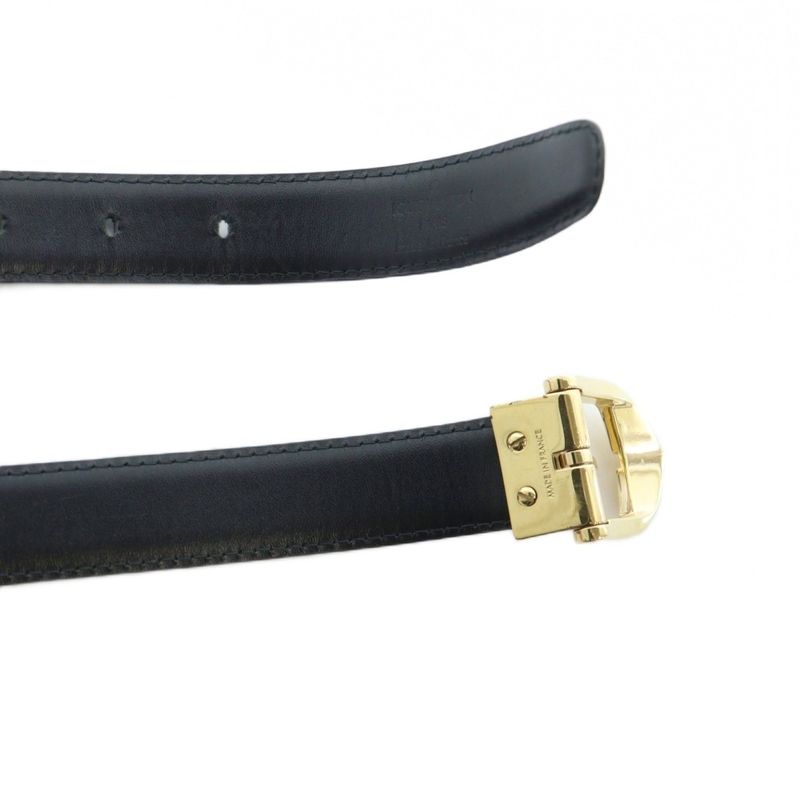 Louis Vuitton Belt Epi Santure Leather Logo 85 34 Black - GY01 MQ - OH
