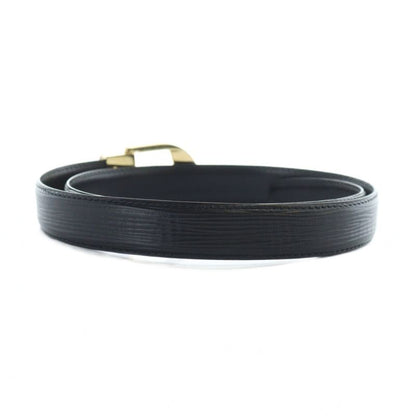 Louis Vuitton Belt Epi Santure Leather Logo 85 34 Black - GY01 MQ - OH