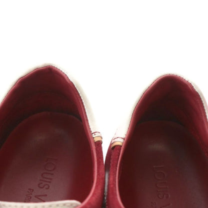 Louis Vuitton Sneakers Suede Leather Low Cut Logo Embroidery 6 25cm (9.84in)