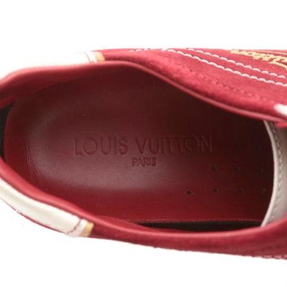 Louis Vuitton Sneakers Suede Leather Low Cut Logo Embroidery 6 25cm (9.84in)