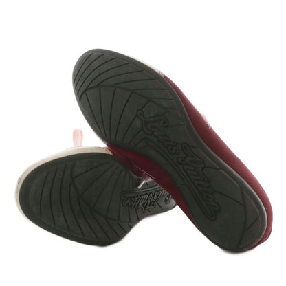 Louis Vuitton Sneakers Suede Leather Low Cut Logo Embroidery 6 25cm (9.84in)