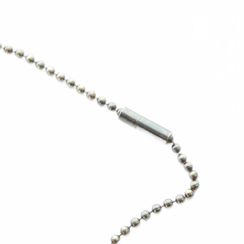Gucci Necklace Accessories Pendant Dog Tag Ball Chain Logo Silver925 Silver