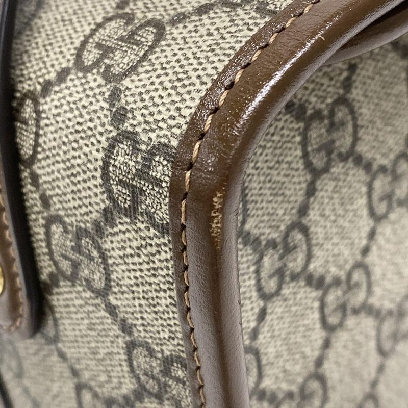 Gucci Handbag Horsebit 1955 645453 Beige X Dark Brown X Brown Leather