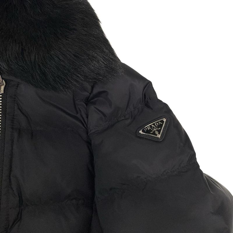 Prada Down Jacket Size 42 M Women - 29y510 Black Long Sleeves Winter 2020