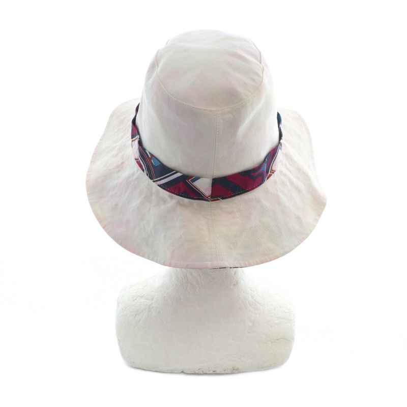 Hermes Bucket Hat Logo Total Pink White - GY19 MQ - OH
