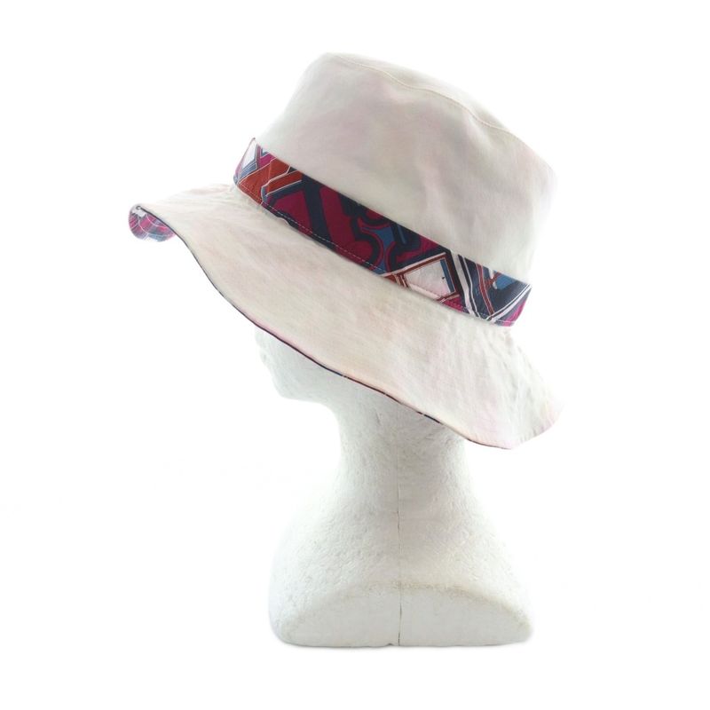Hermes Bucket Hat Logo Total Pink White - GY19 MQ - OH